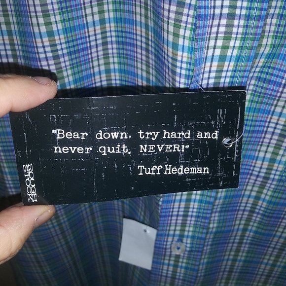 Rough Stock Panhandle Slim SS Button Down Shirt Lg NWT - Picture 5 of 7